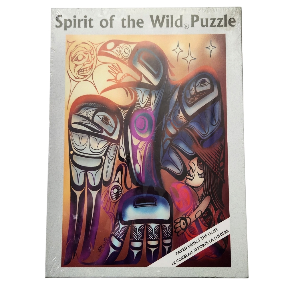 Indigenous Art Bill Helin Raven Art 1000 Pcs Native Art Puzzle